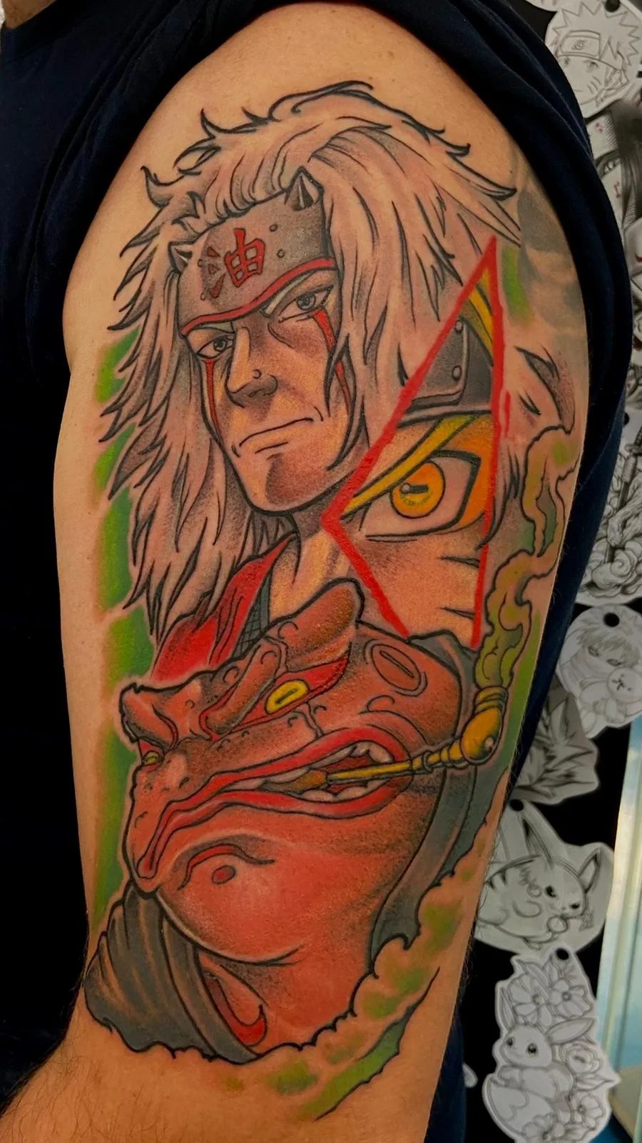 Anime - Jiraiya e Naruto