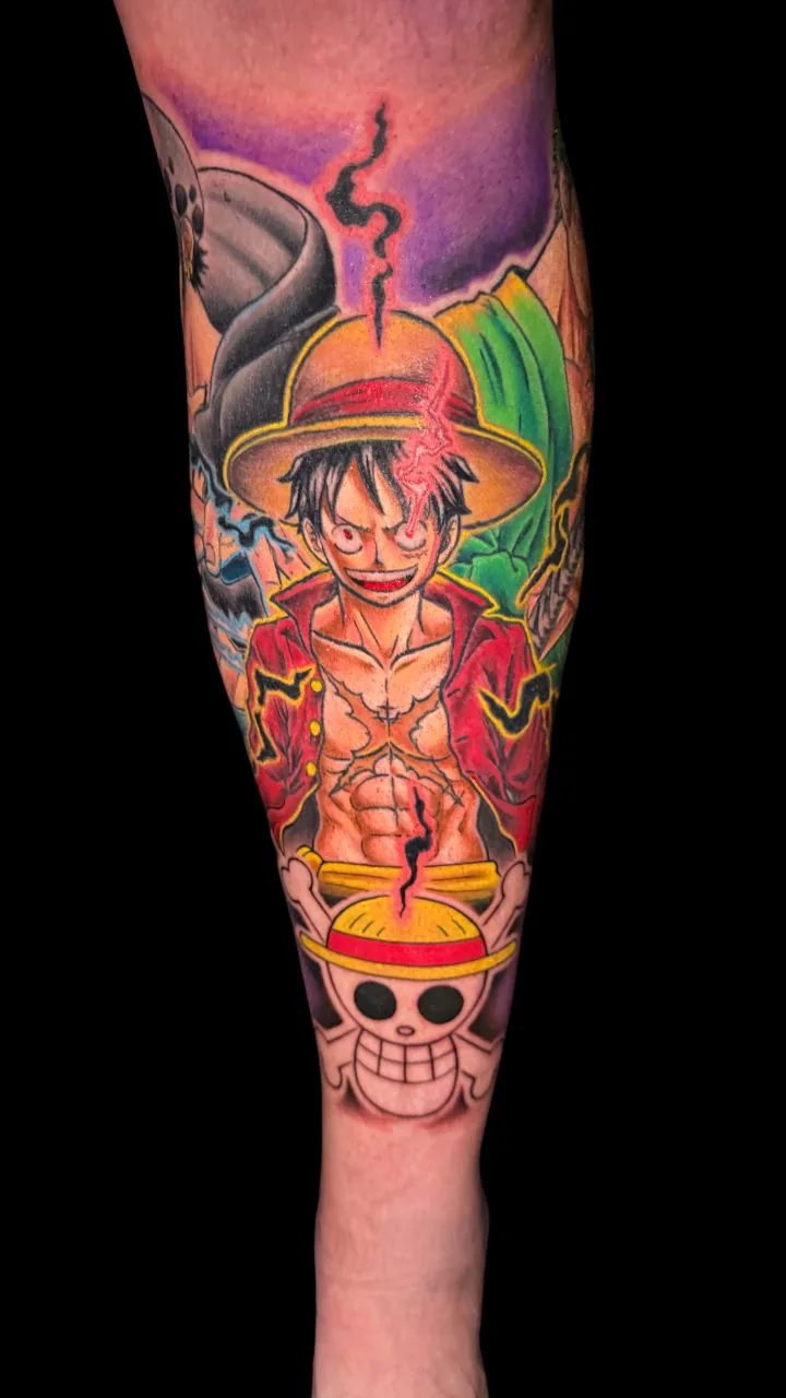 Anime - Luffy colorido