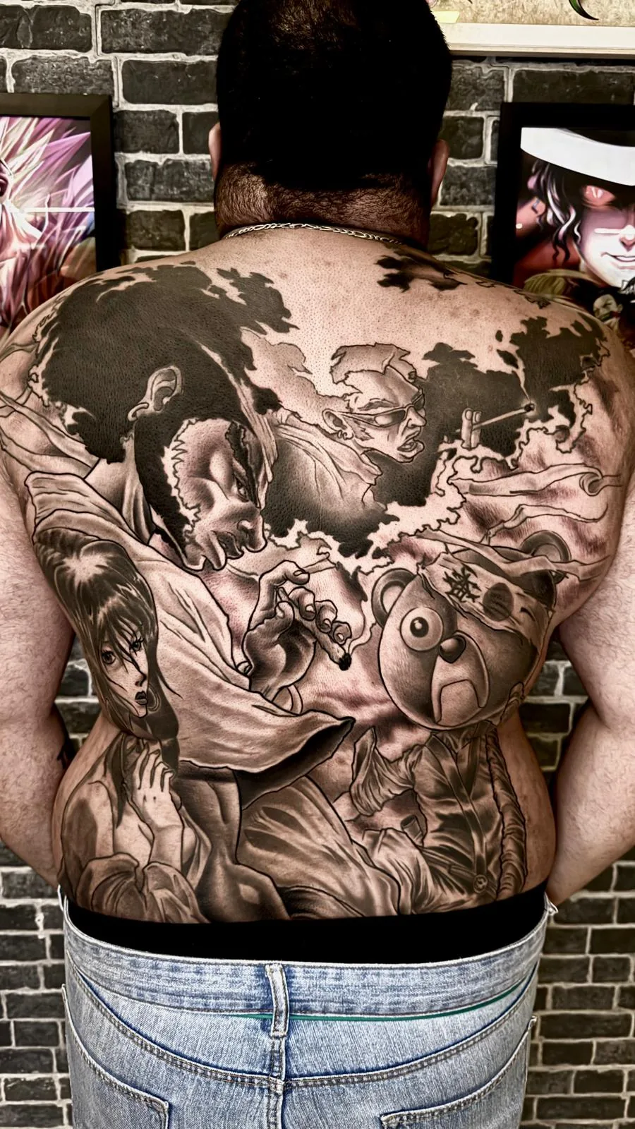 Black & Grey - Fechamento de costas